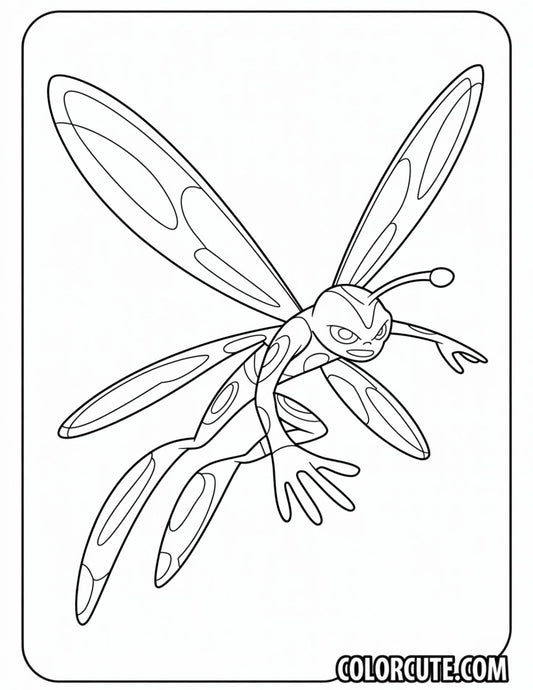 Stinkfly Alien Coloring Pages Free PDF Printables