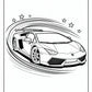 Supercar Lamborghini Coloring Pages - Free PDF Printables