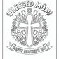 Christian Mothers Day Coloring Pages Free PDF Printables