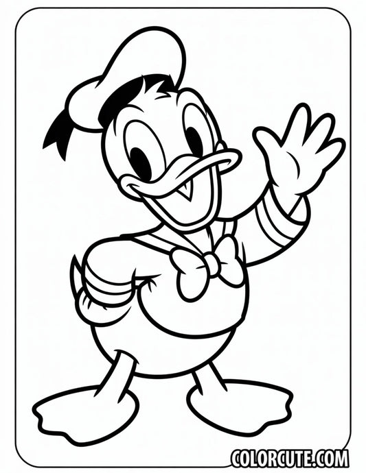 Daisy Duck Coloring Page | Free PDF Printables