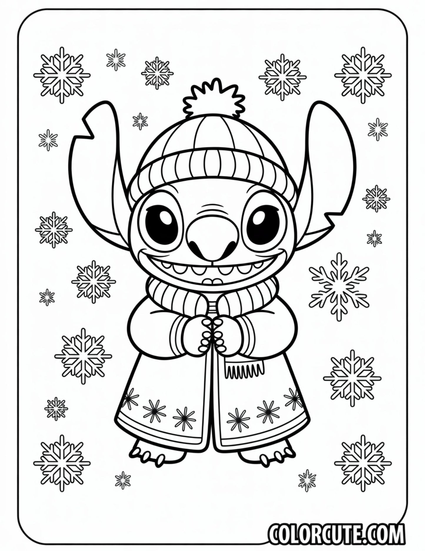 Disney Frozen Stitch Coloring Pages | Free PDF Printables