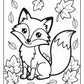 Fall Fox Coloring Pages | Free PDF Printables