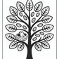 Spring Trees Coloring Pages Free PDF Printables