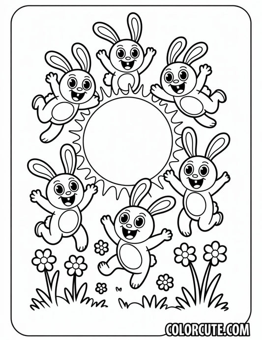 Sunny Bunnies Coloring Pages | Free PDF Printables