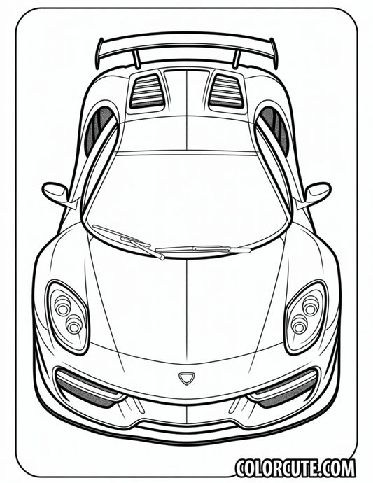 Vintage Car Coloring Pages | Free PDF Printables