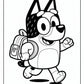 Bluey Back to School Coloring Pages | Free PDF Printables