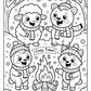 Camping Cozy Friends Coloring Pages | Free PDF Printables