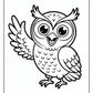 Cartoon Owl Coloring Pages | Free PDF Printables