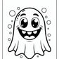 Ghost Face Coloring Pages | Free PDF Printables