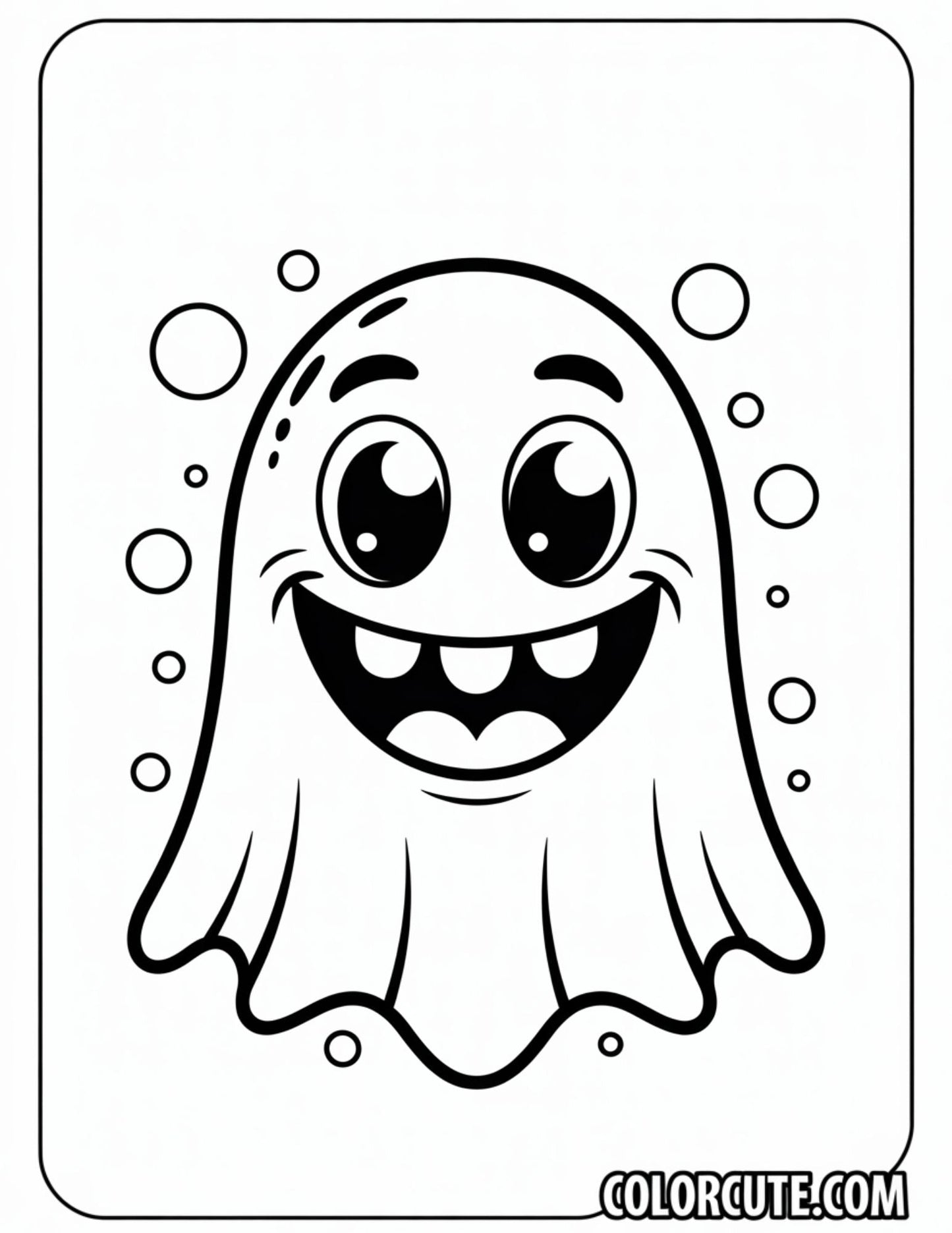 Ghost Face Coloring Pages | Free PDF Printables