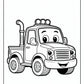 Pickup Car Coloring Pages | Free PDF Printables