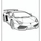 Racing Realistic Lamborghini Coloring Pages - Free PDF Printables