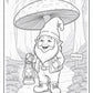 Fall Gnome Coloring Pages | Free PDF Printables