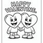 Happy Valentine Coloring Pages | Free PDF Printables