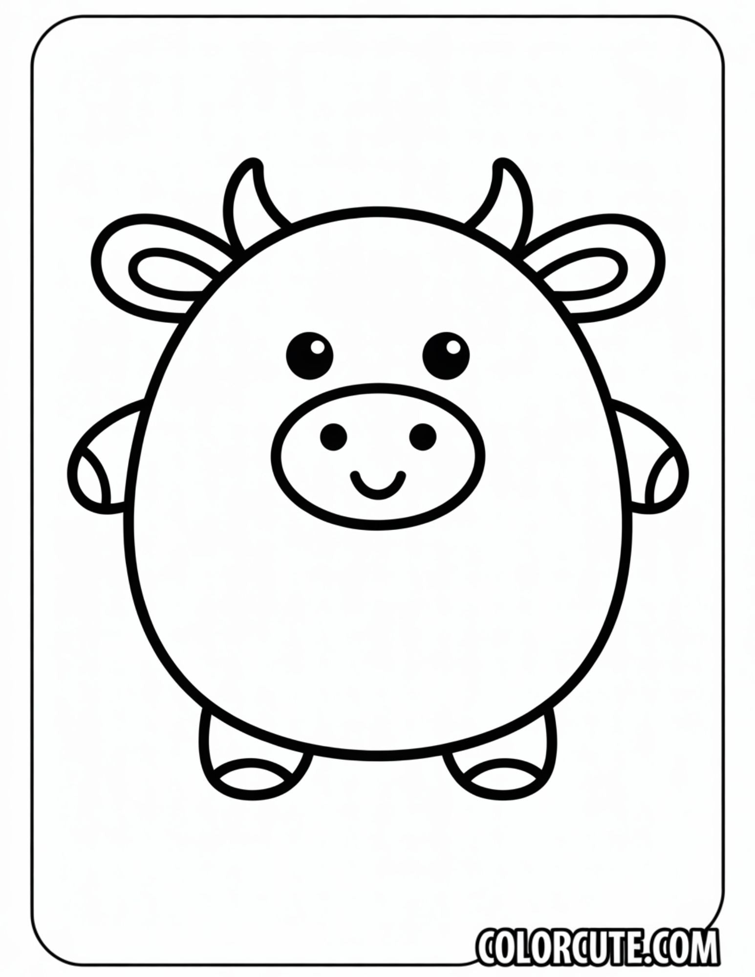 Cow Squishmallow Coloring Pages | Free PDF Printables – Color Cute ...