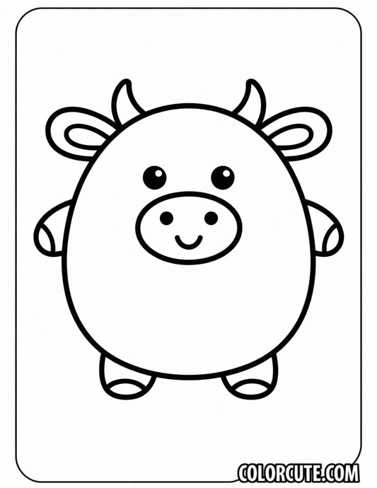 Cow Squishmallow Coloring Pages | Free PDF Printables