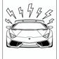 Epic Lamborghini Coloring Pages - Free PDF Printables