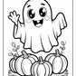 Fun Spooky Ghost Coloring Pages | Free PDF Printables