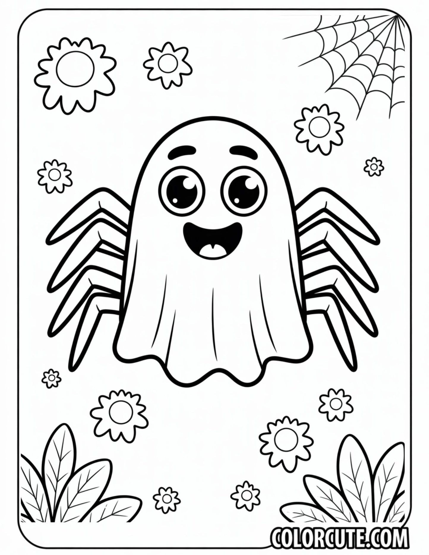 Ghost Spider Coloring Pages | Free PDF Printables