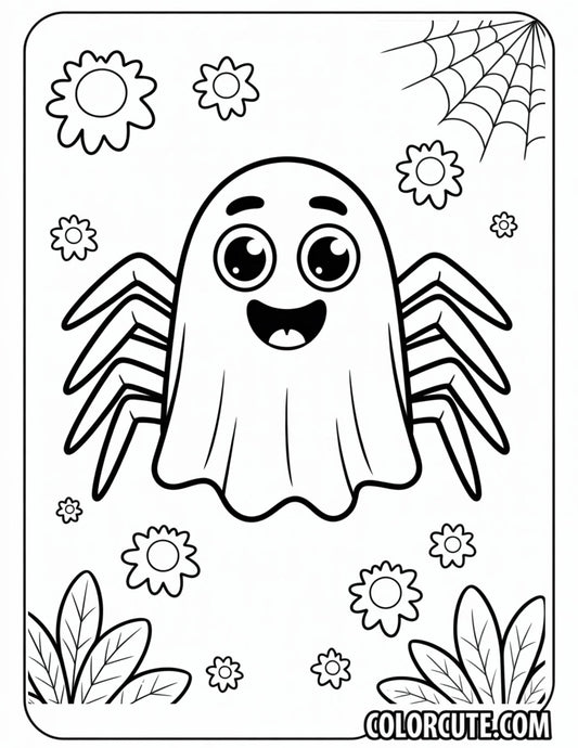 Ghost Spider Coloring Pages | Free PDF Printables
