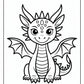 Girl Dragon Coloring Pages | Free PDF Printables