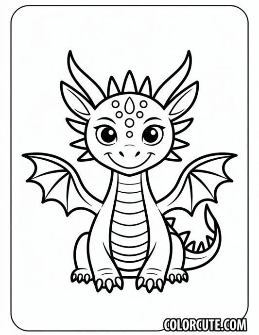 Girl Dragon Coloring Pages | Free PDF Printables