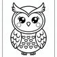 Kawaii Owl Coloring Pages | Free PDF Printables