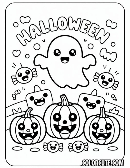 Scary Halloween Coloring Pages | Free PDF Printables