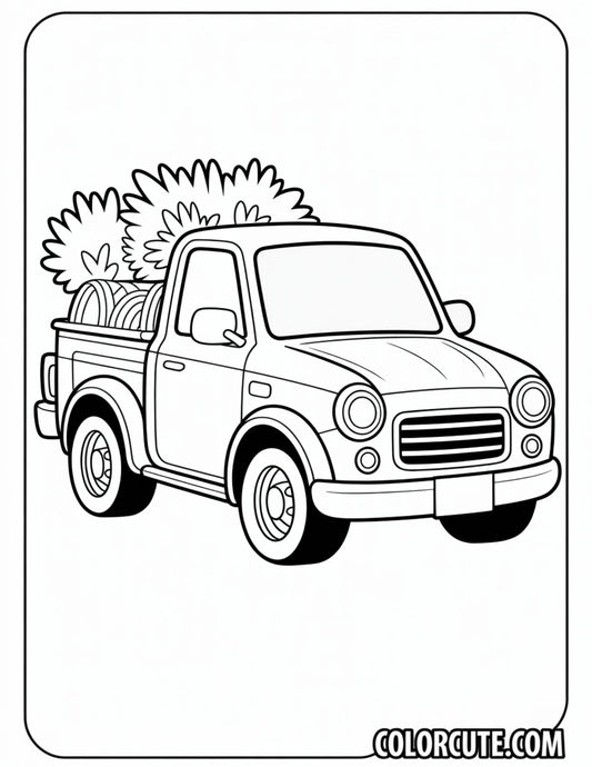 Truck Car Coloring Pages | Free PDF Printables