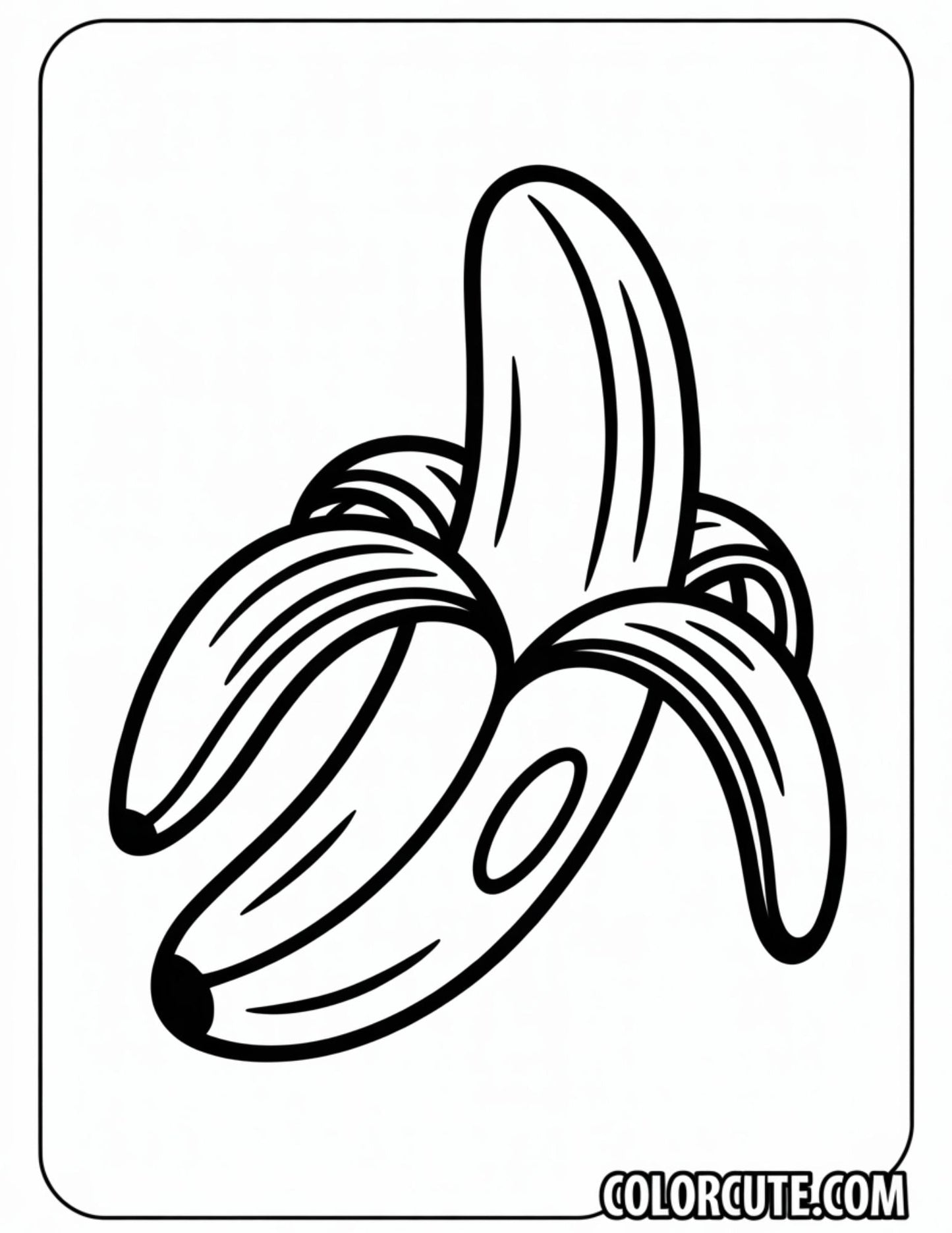 Cute Bold and Easy Banana | Free PDF Printables
