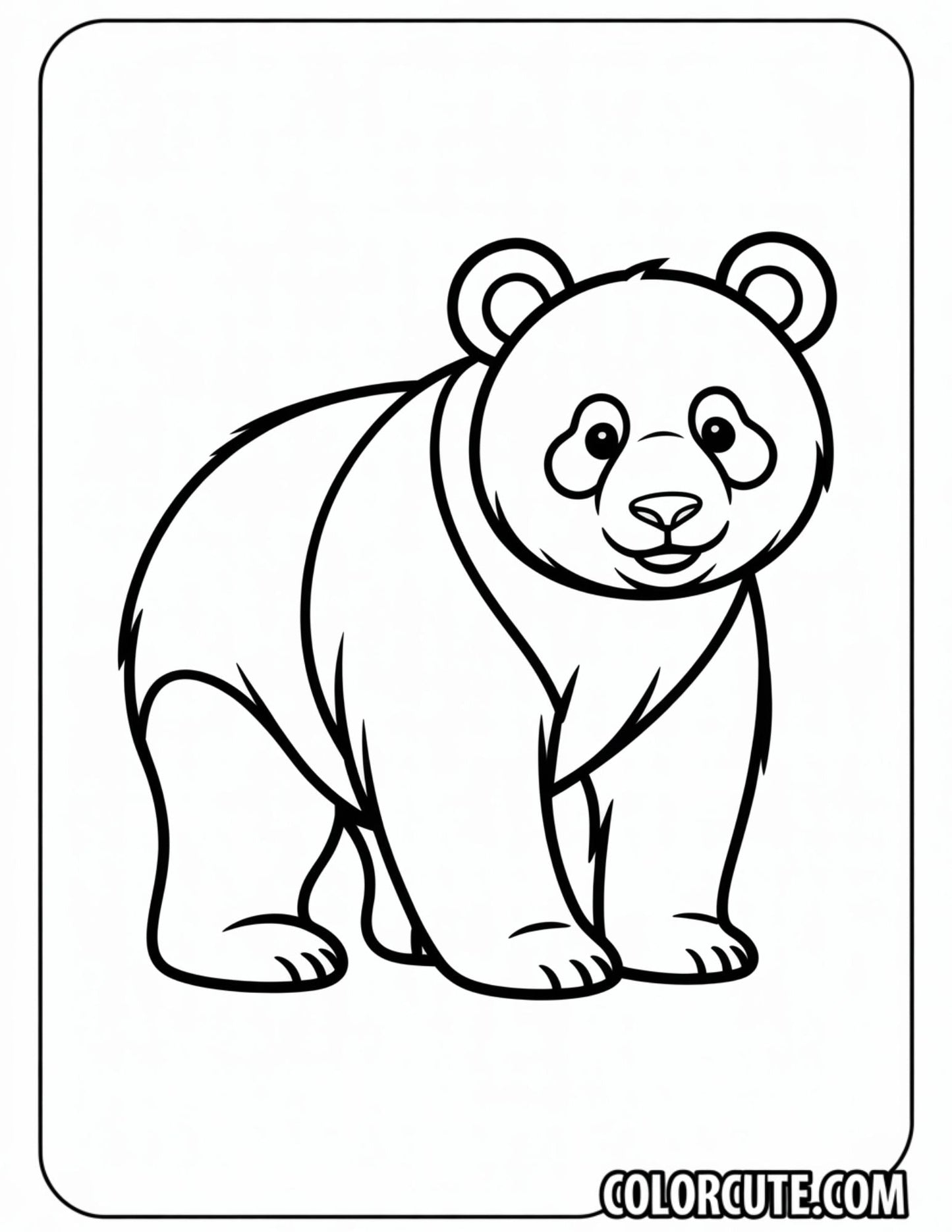 Adult Panda Coloring Pages | Free PDF Printables