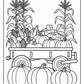 Fall Harvest Coloring Pages | Free PDF Printables