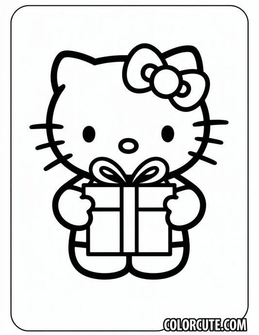Fun Hello Kitty Valentine Coloring Pages | Free PDF Printables