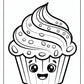 Fun Rainbow Cupcake Coloring Pages | Free PDF Printables