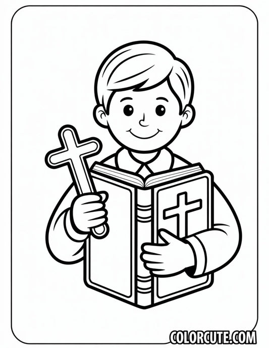 Christian Back to School Coloring Pages | Free PDF Printables