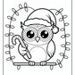 Cute Christmas Owl Coloring Pages | Free PDF Printables