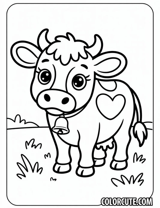 Cute Cow Coloring Pages | Free PDF Printables
