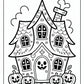 Spooky House Coloring Pages | Free PDF Printables