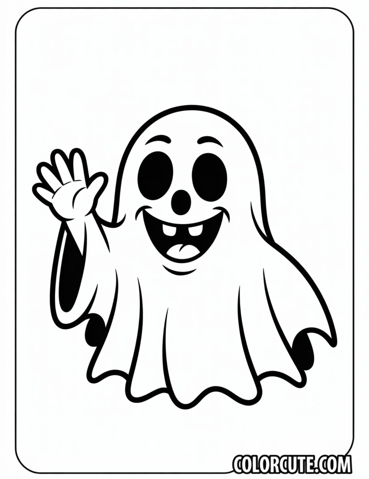 Ghostface Ghost Coloring Pages | Free PDF Printables