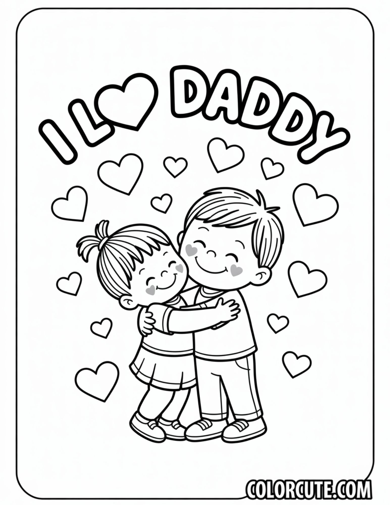 23+ Free Father's Day Coloring Pages - Dad PDF Printables For Kids ...