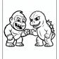 King Kong Godzilla Coloring Pages | Free PDF Printables