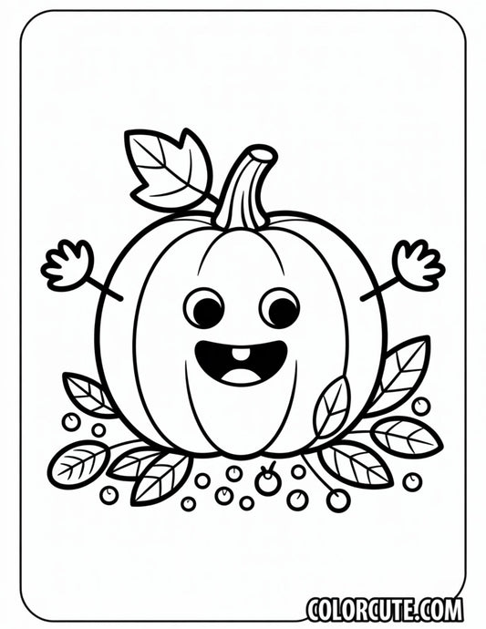 Little Pumpkin Coloring Pages | Free PDF Printables