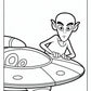 Scooby Doo Alien Coloring Pages Free PDF Printables