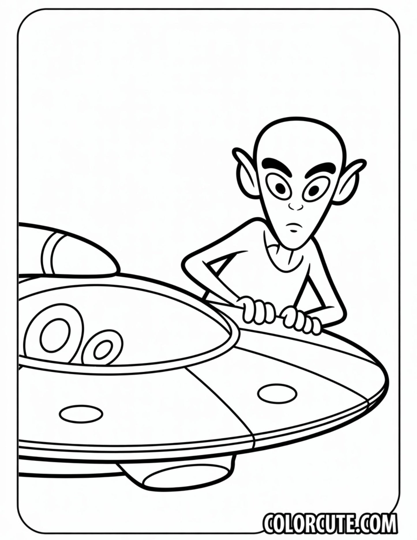 Scooby Doo Alien Coloring Pages Free PDF Printables