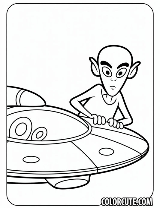 Scooby Doo Alien Coloring Pages Free PDF Printables